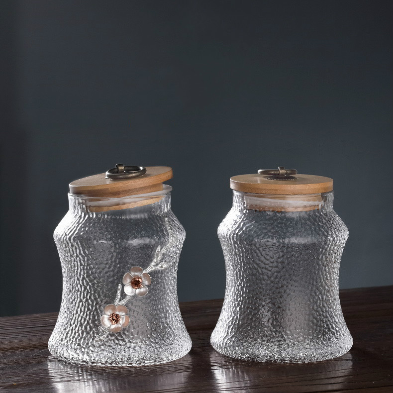 Yu Zhu Glass Food Container Tea Caddy